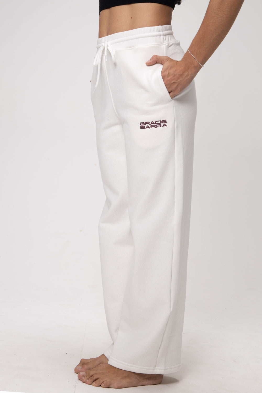 Calça Moletom Sakura - Off White