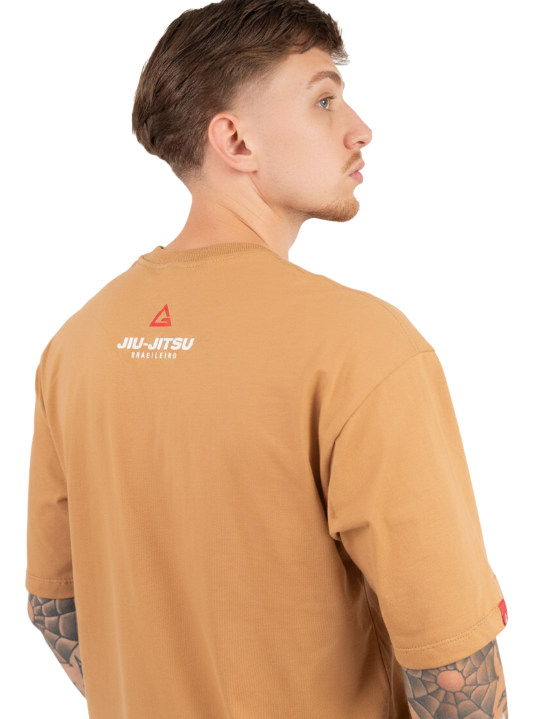 Camiseta Oversized Red Shield Elite - Bege