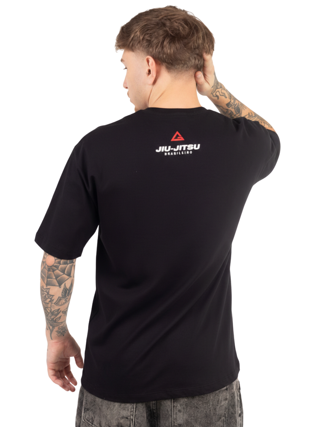 Camiseta Oversized Red Shield Elite - Preta