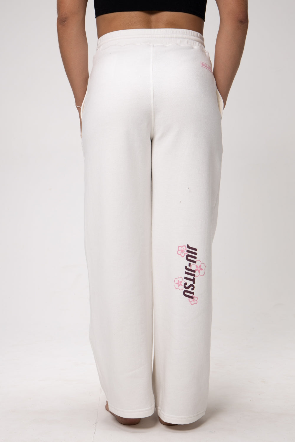 Calça Moletom Sakura - Off White