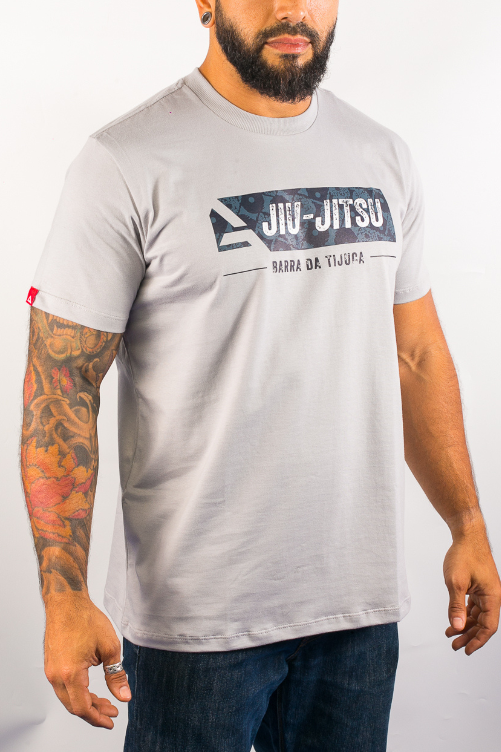 Camiseta Barra da Tijuca - Cinza Claro