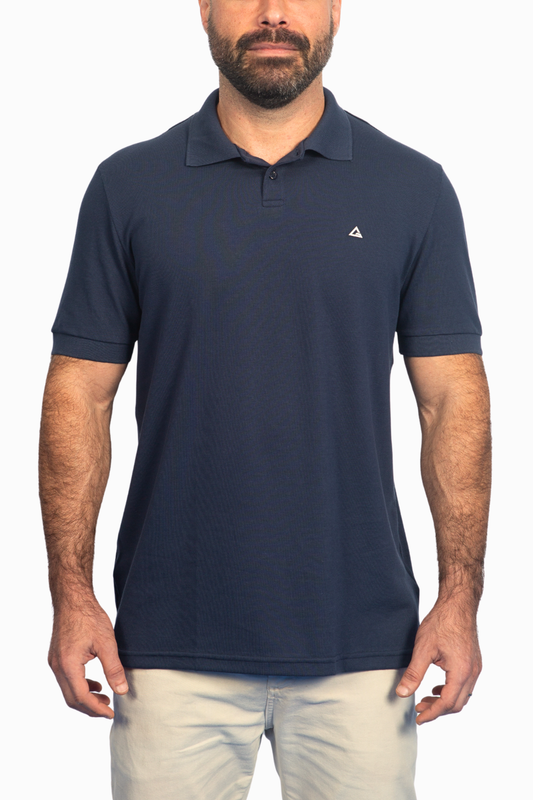 Polo Pima Piquet - Azul