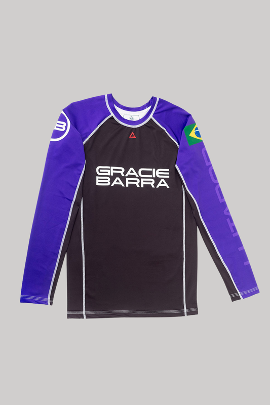 Rashguard Ranqueada M/L Lutador - Roxa