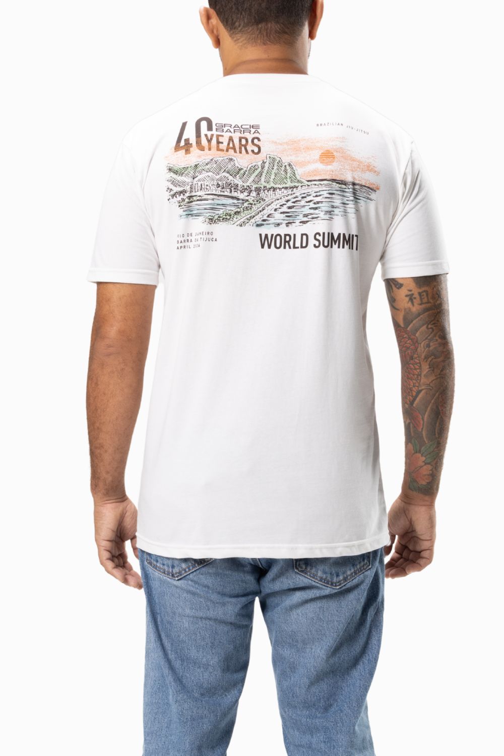 Camiseta GB World Summit - Off White