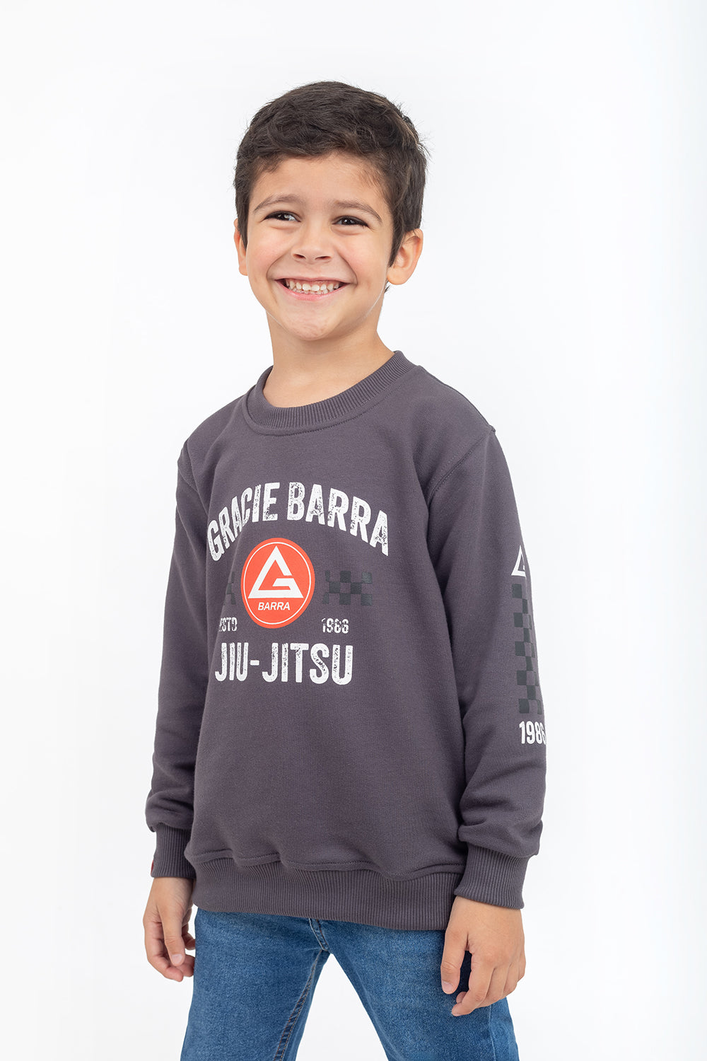Casaco Infantil Ready Set Roll - Cinza Escuro