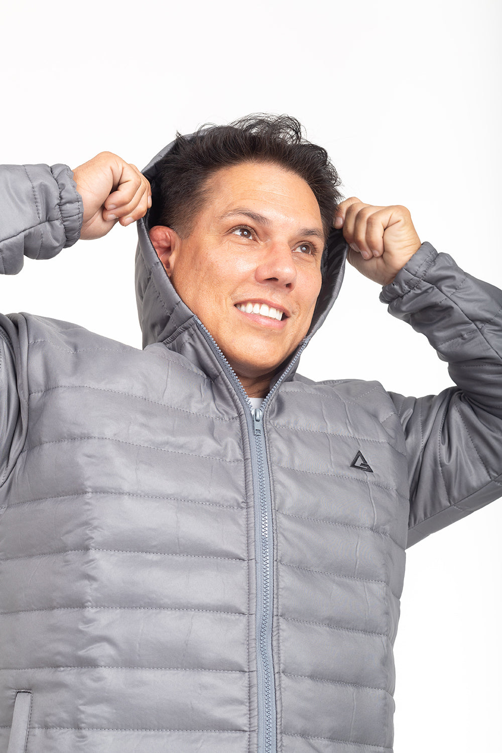 Jaqueta Puffer Tech Flow - Cinza