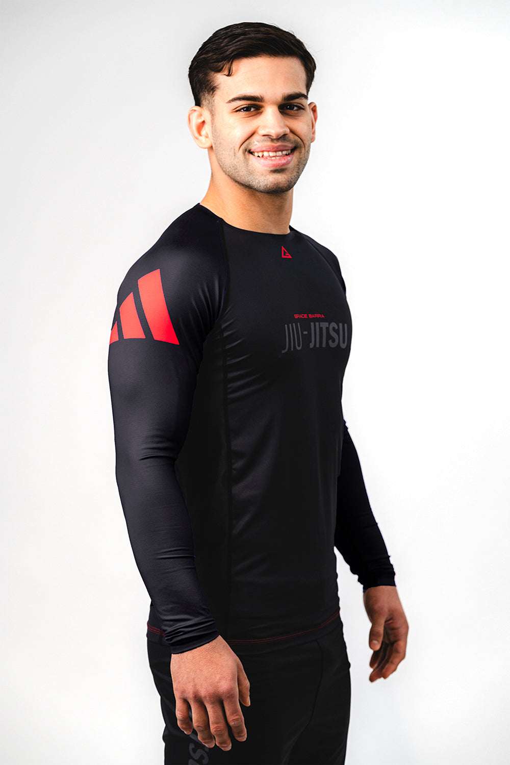 Rashguard M/L Ranqueada GB Performance By Adidas® - Preta