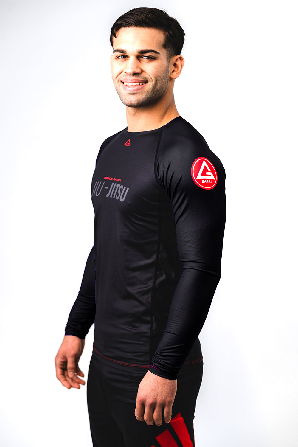 Rashguard M/L Ranqueada GB Performance By Adidas® - Preta