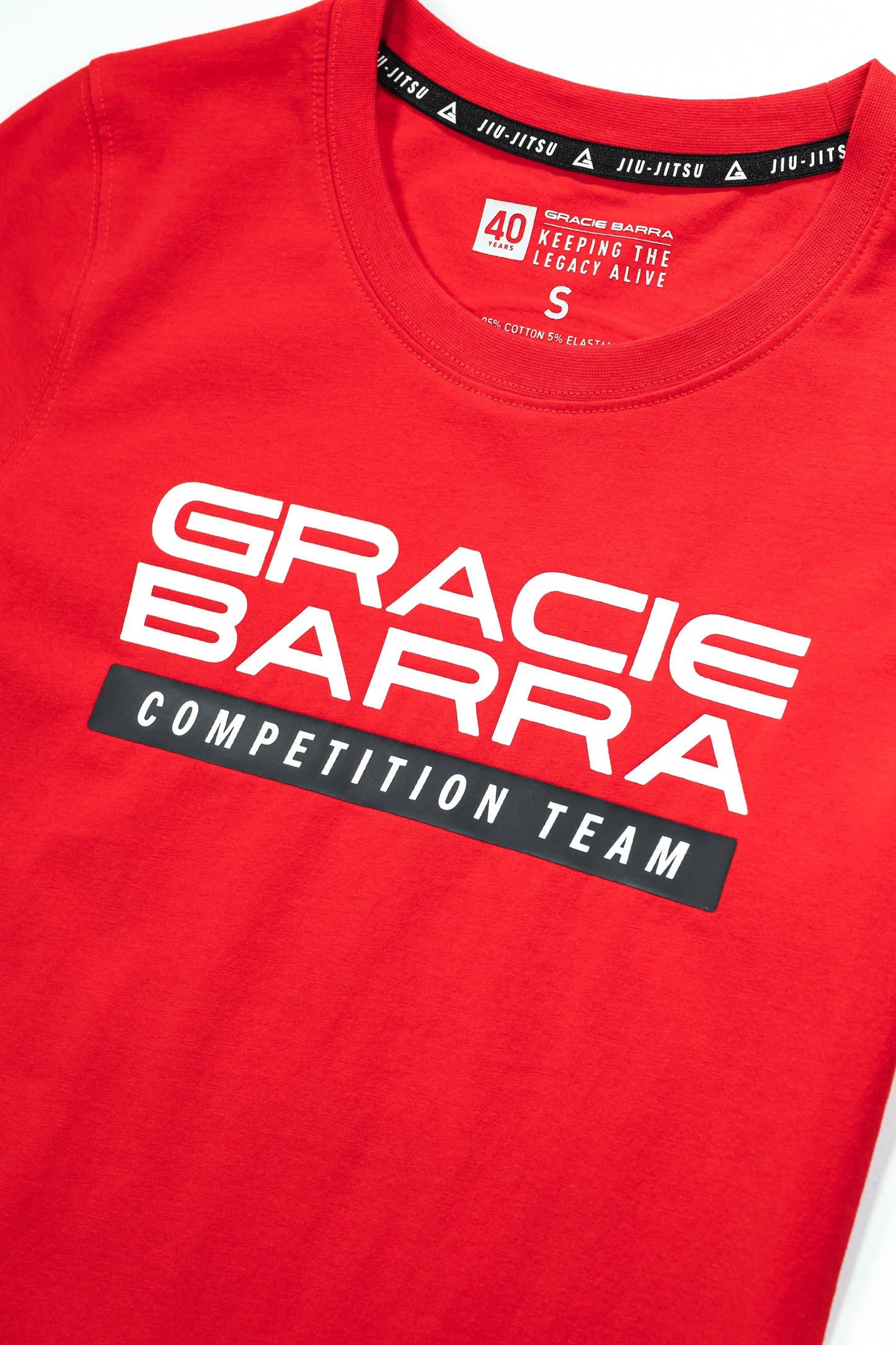 Camiseta Feminina Competition Team 40 Anos - Vermelha