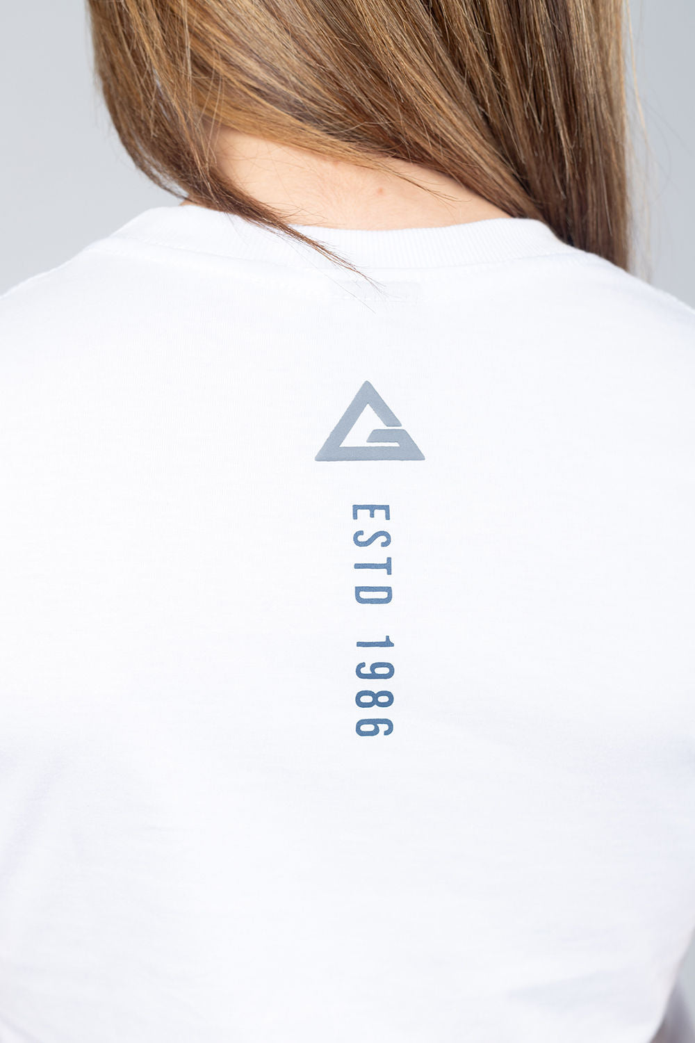 Camiseta Feminina GB Stacked - Branca