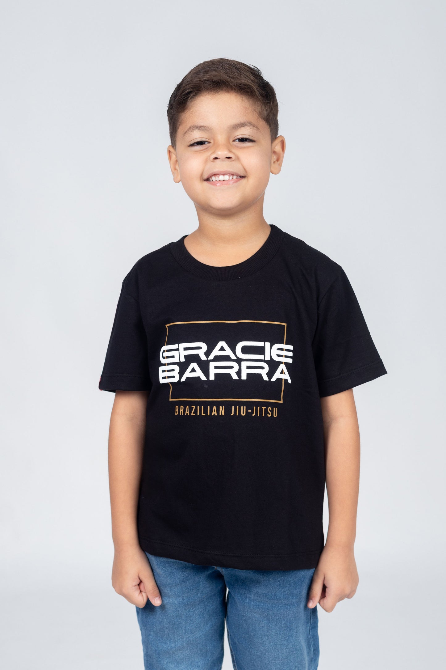 Camiseta Infantil GB Stacked - Preta