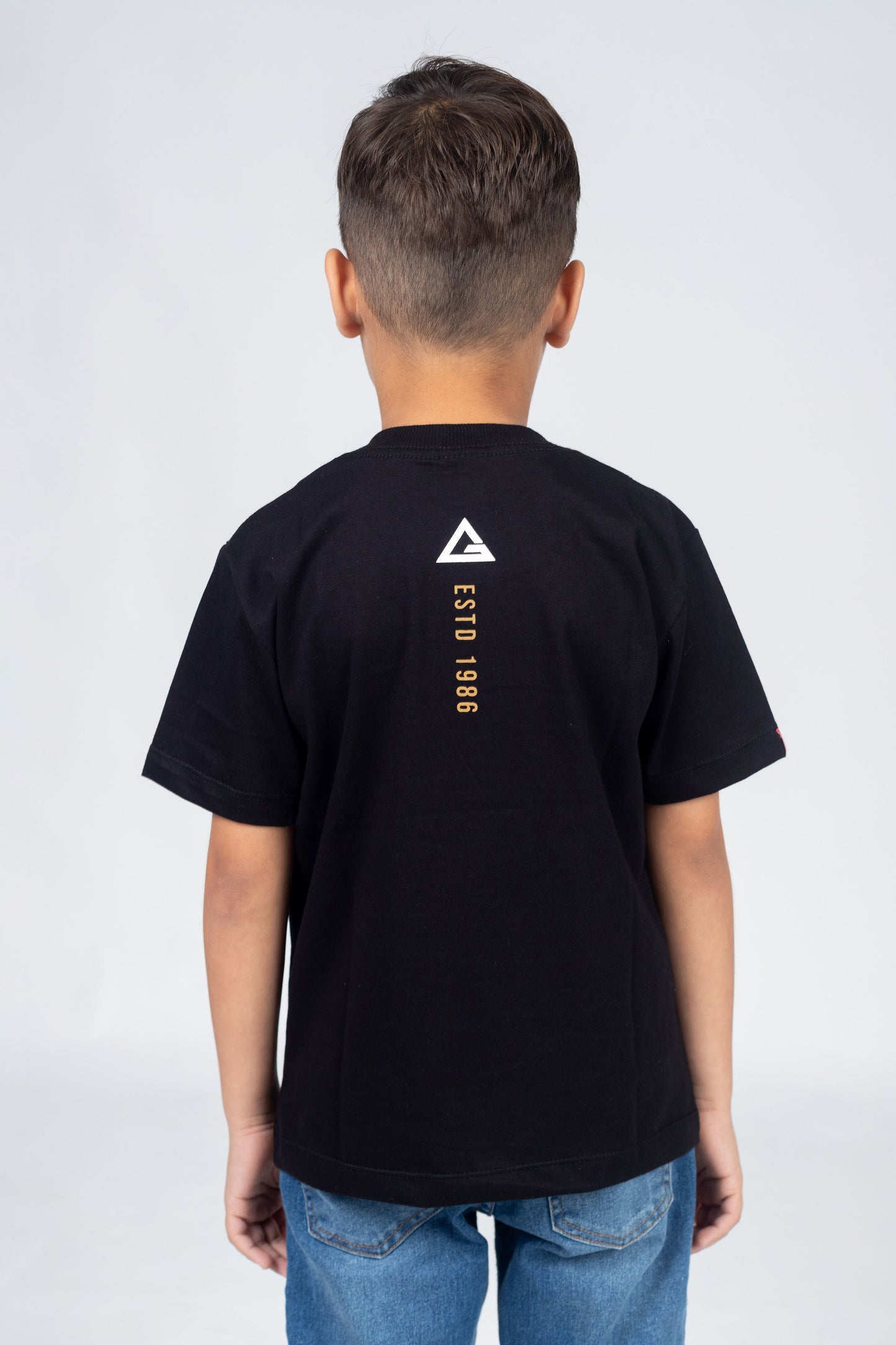 Camiseta Infantil GB Stacked - Preta